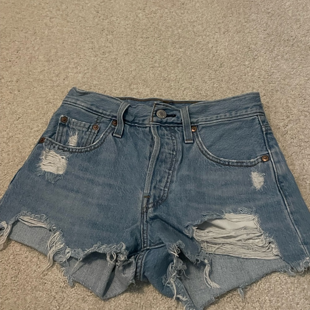 Levis 501 denim shorts